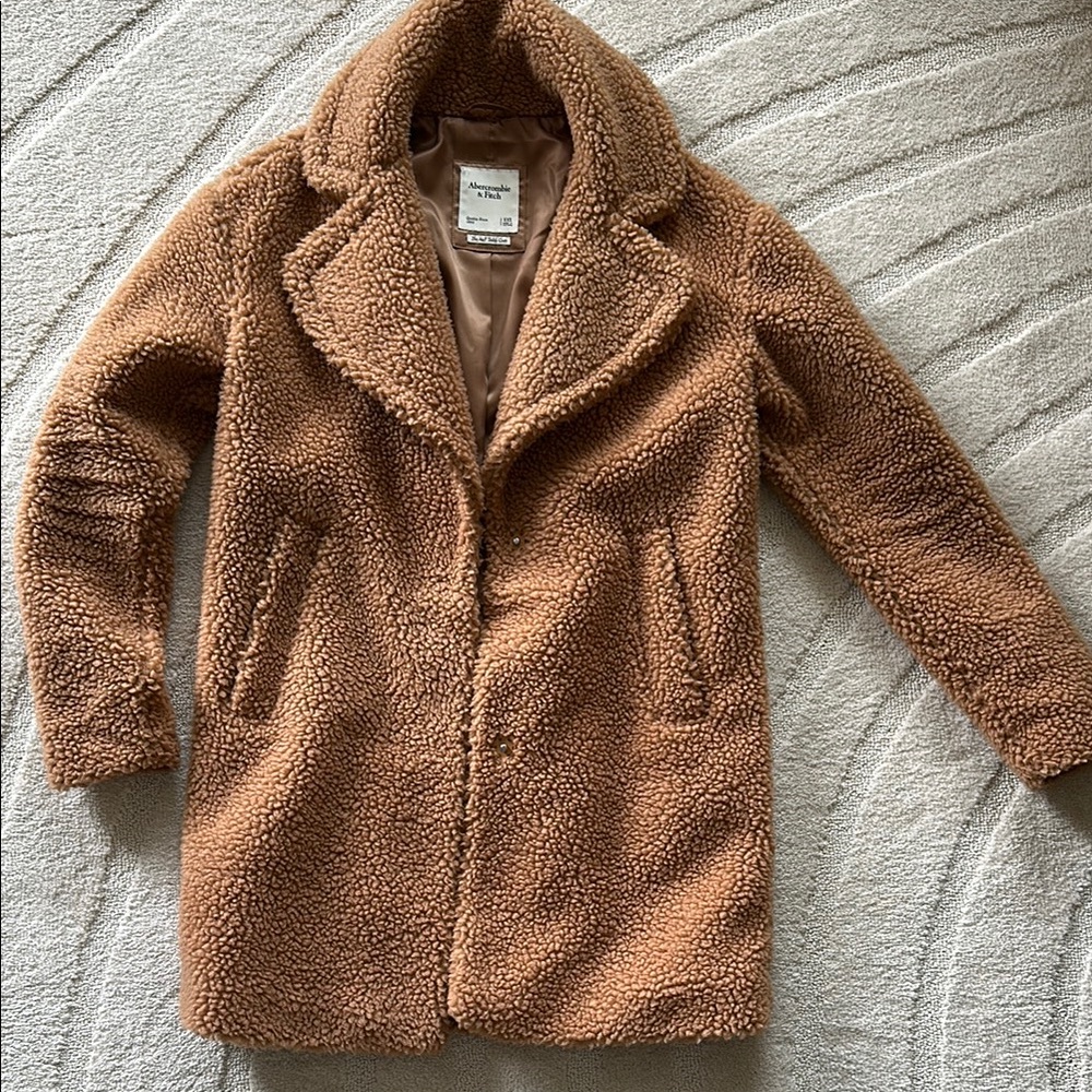 Abercrombie and Fitch Teddy Coat XXS